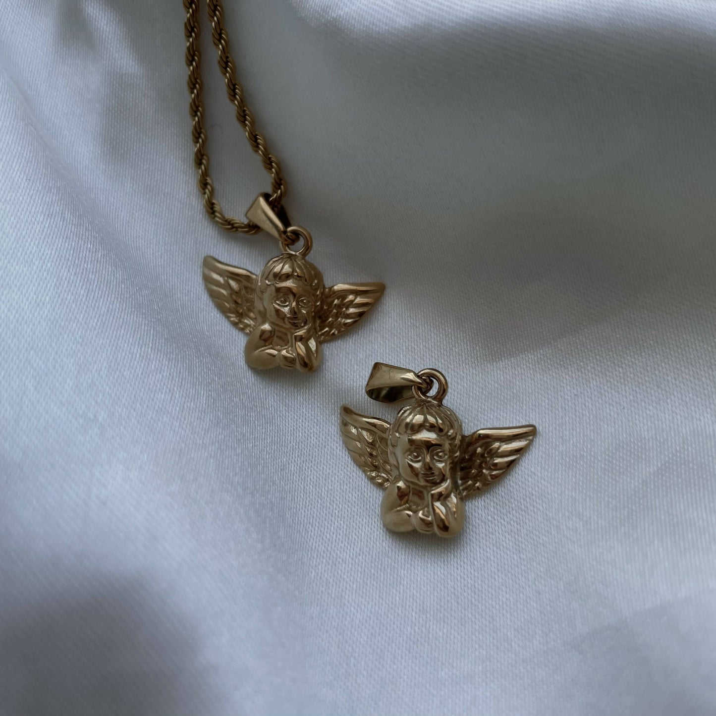 Cherub Pendant Necklace