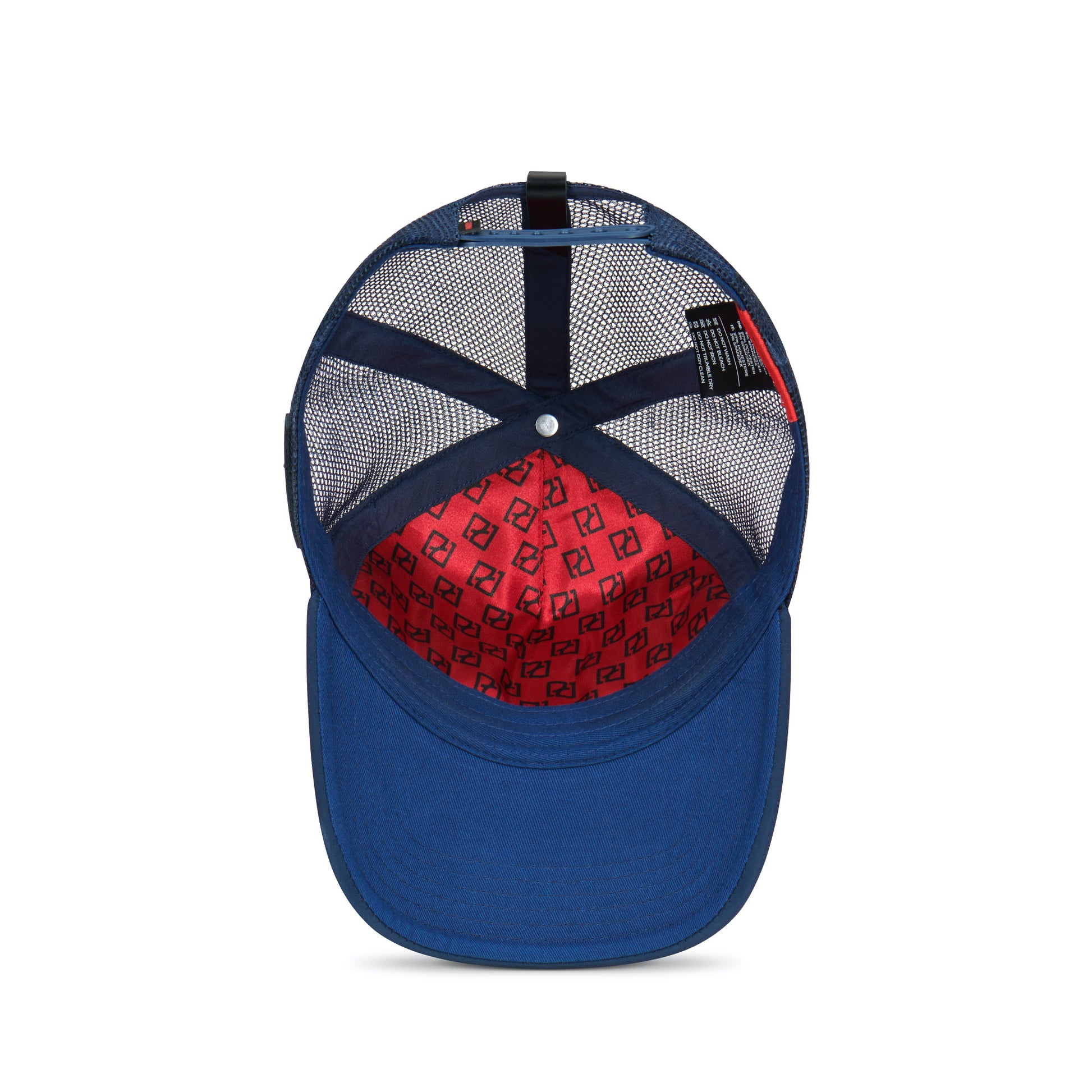 Partch Trucker hat Navy Blue with Art front Panel patch removable | Men’s and Women’s Collection