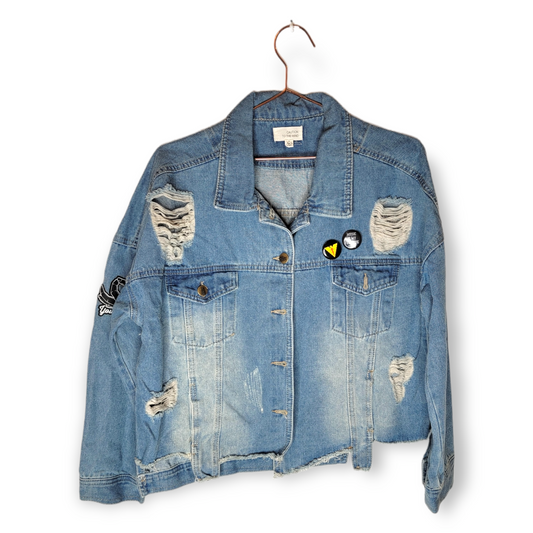 Women's "You Looked" Jean Jacket (S)