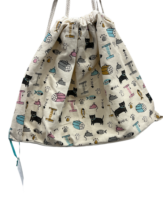 Cat Drawstring Bag