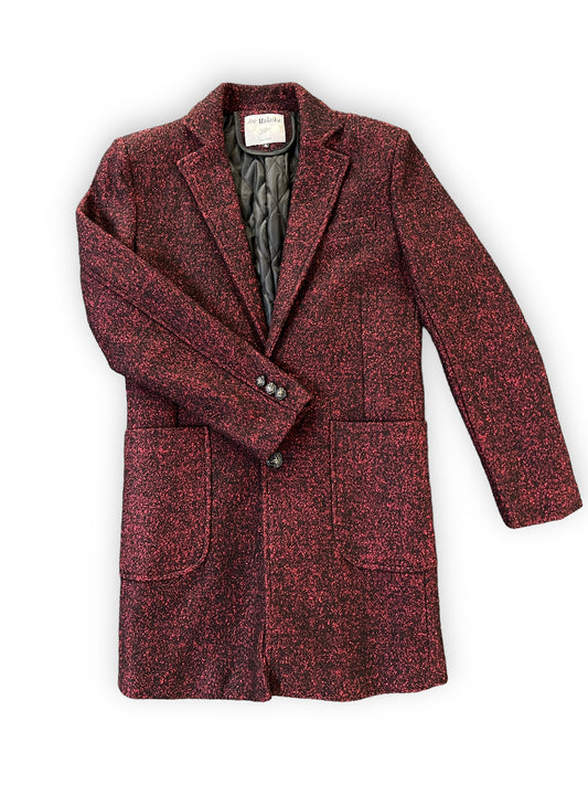 Burgundy Peacoat