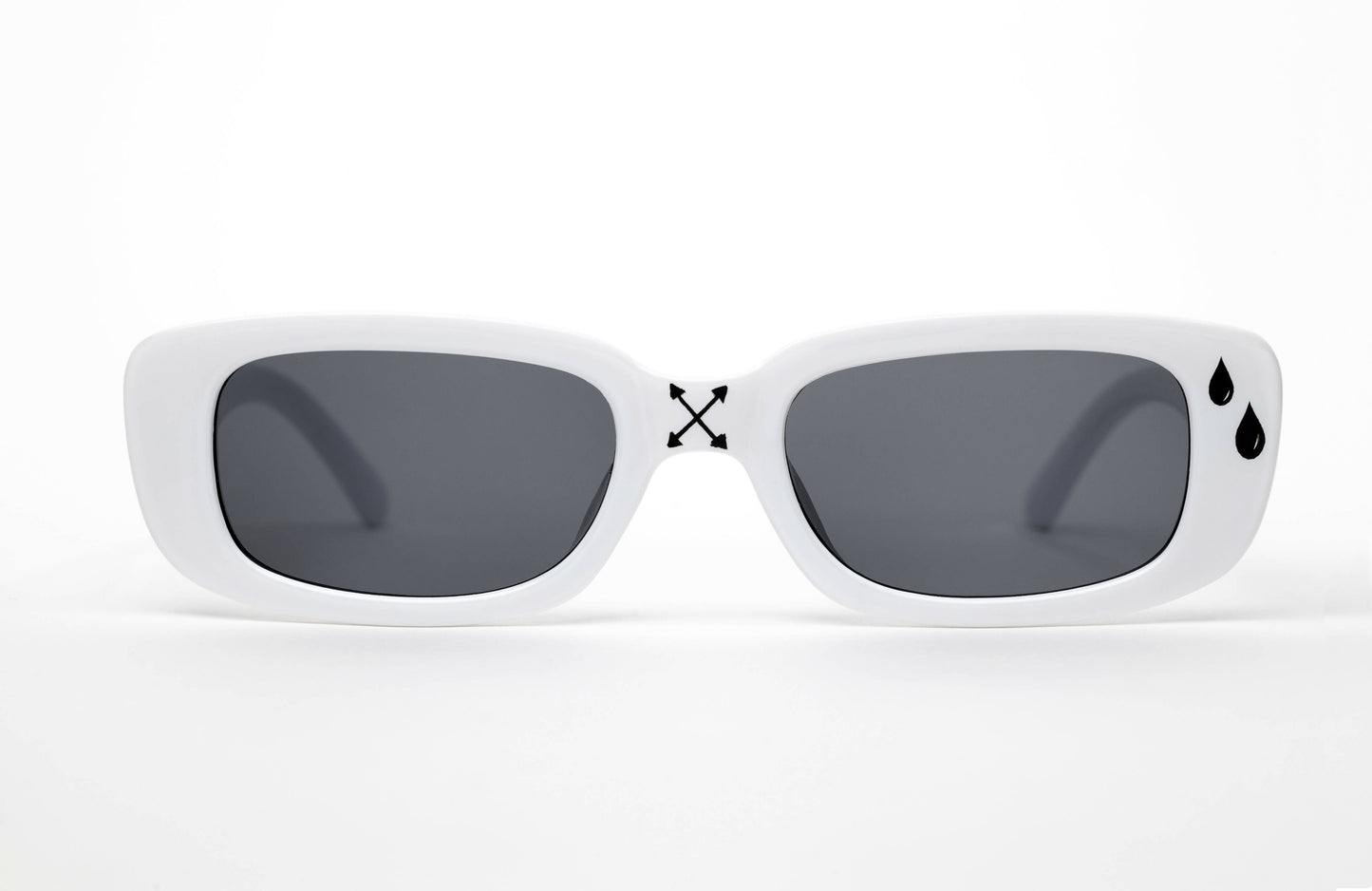 "Toxic" White Eyewear