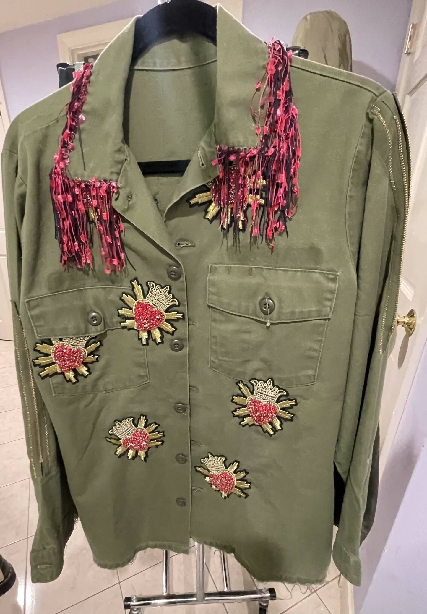 Authentic Military Jacket Embellished 402