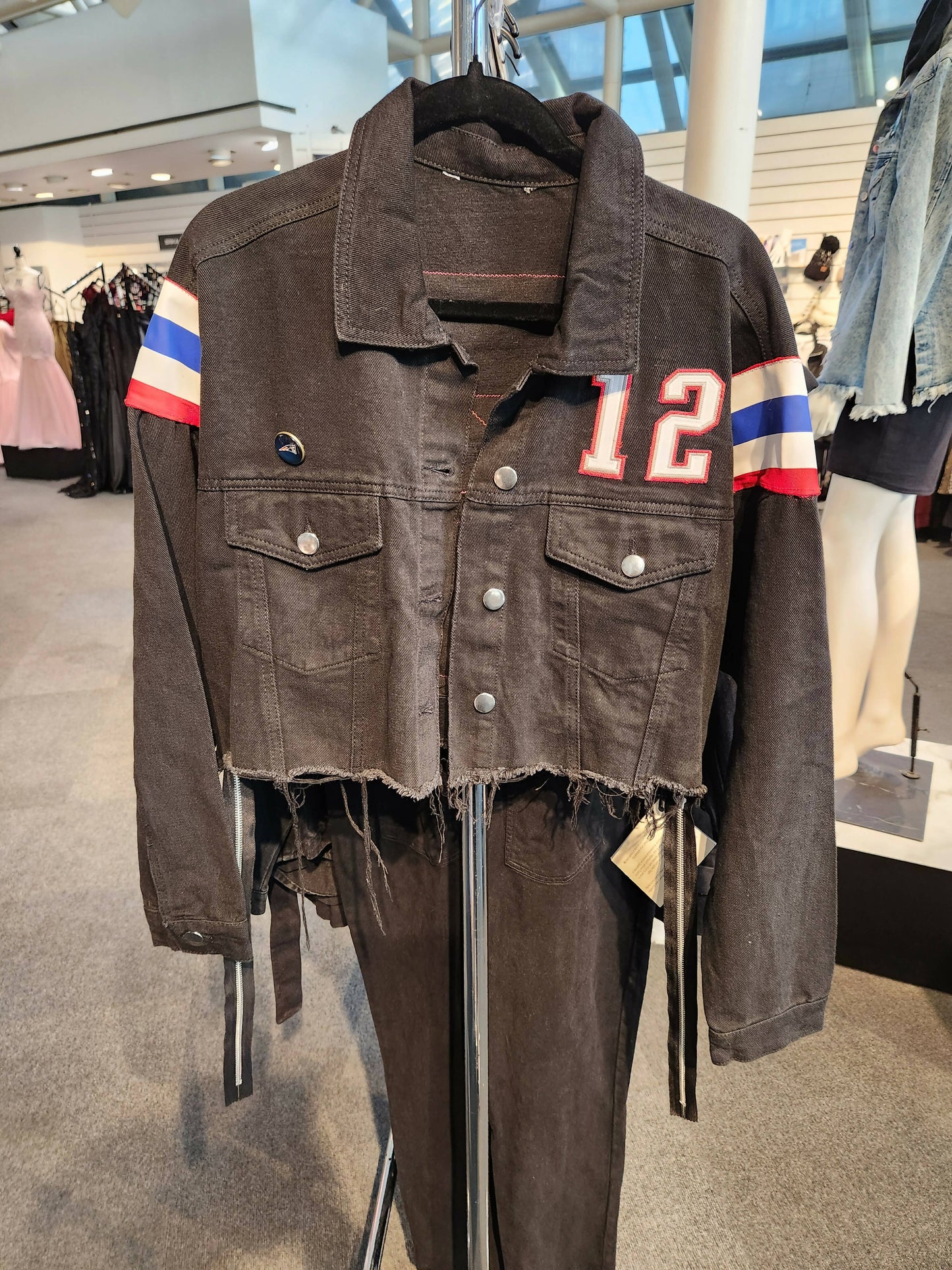 Brady 12 Black Jean Jacket