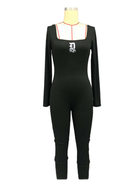 DYNASTY Womans Badge Bodysuit ( Black)