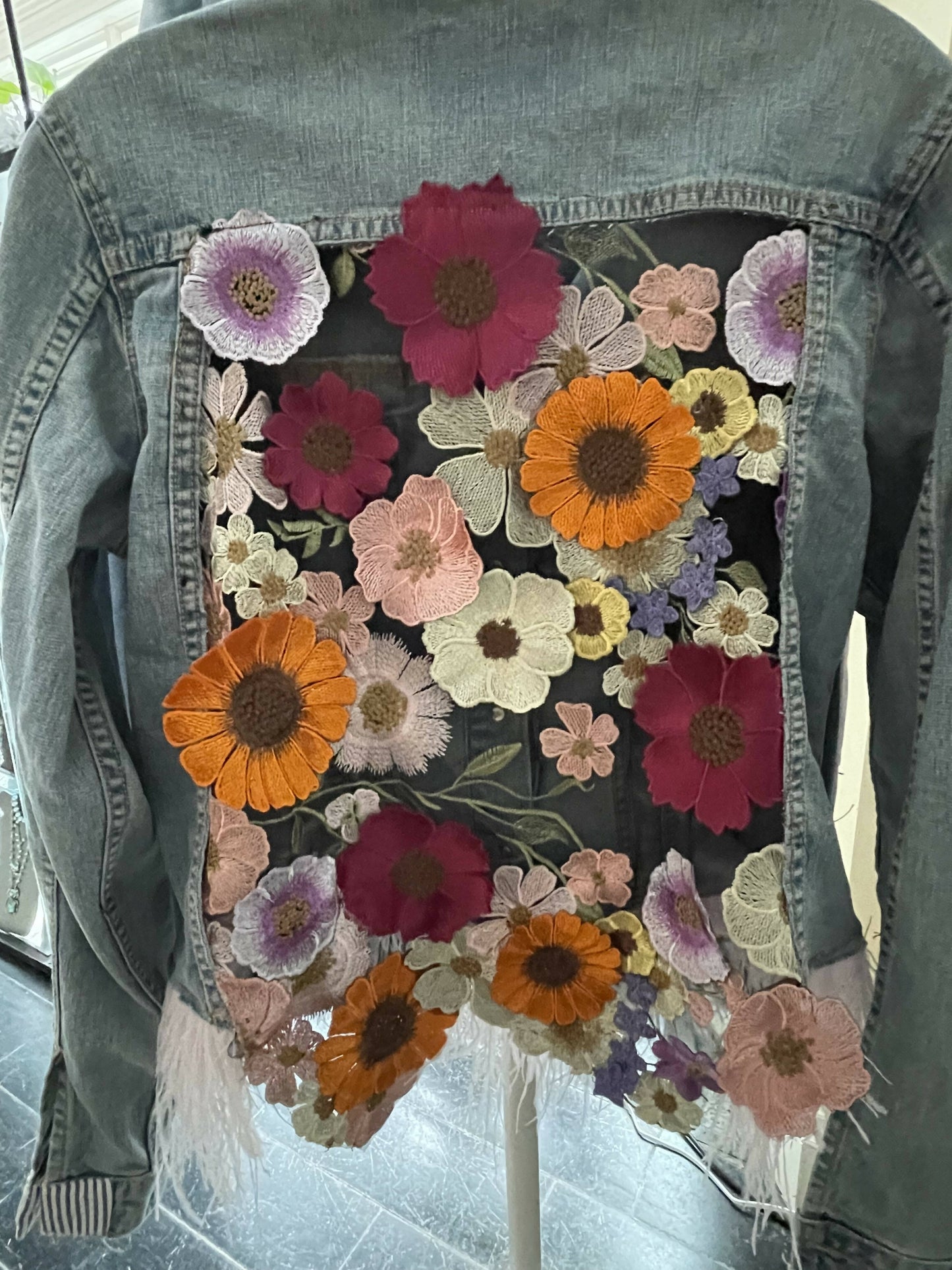 Jean Jacket - Flower