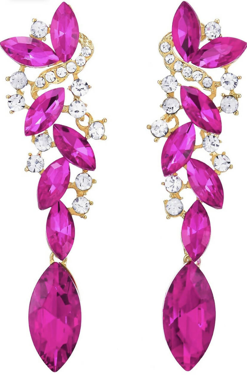 Pink gale earrings