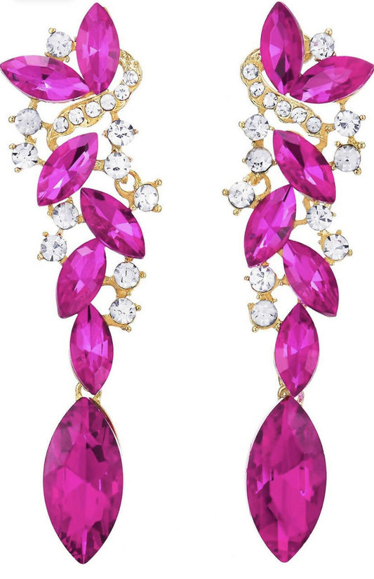 Pink gale earrings