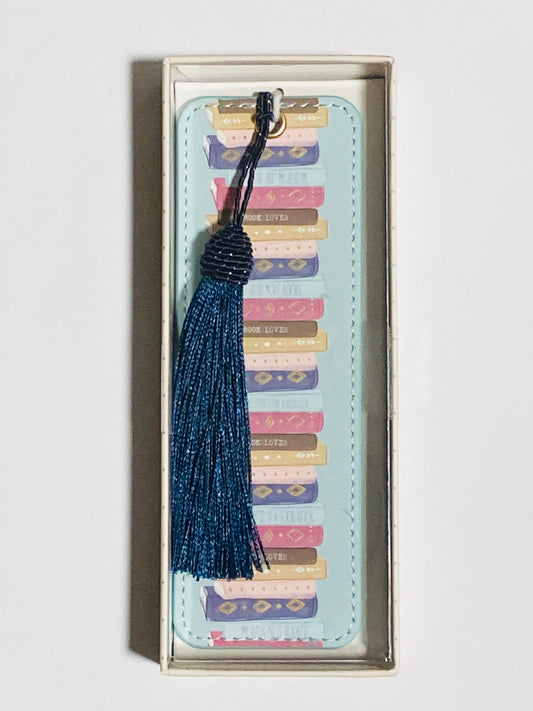 'SO MANY BOOKS' TASSELED BOOKMARK