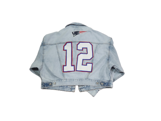 Light wash Patriots GOAT Jean Jacket