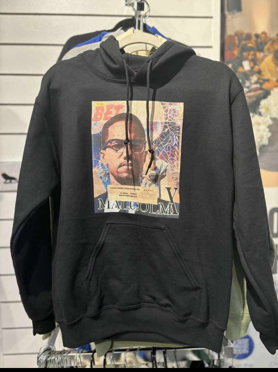 Malcolm X graphic hoodie