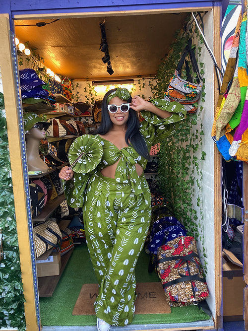 Green Cowrie Jumpsuit