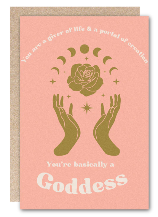 "Goddess" GREETING CARD
