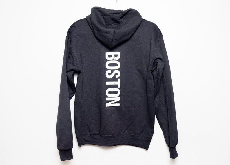 custom BOSTON crew necks and hoodies