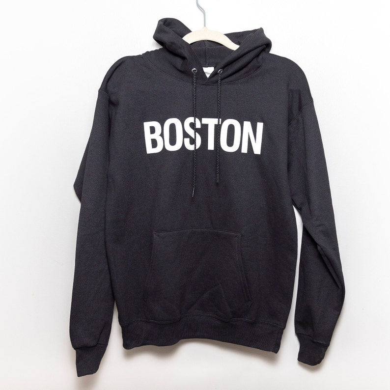 custom BOSTON crew necks and hoodies