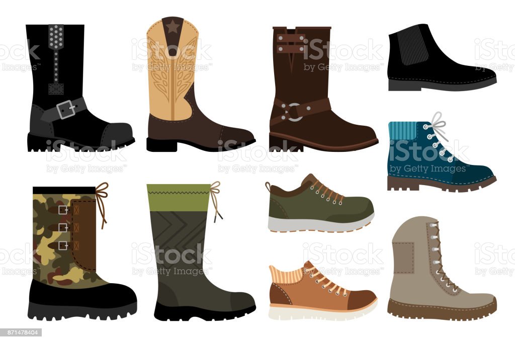 Assorted boots