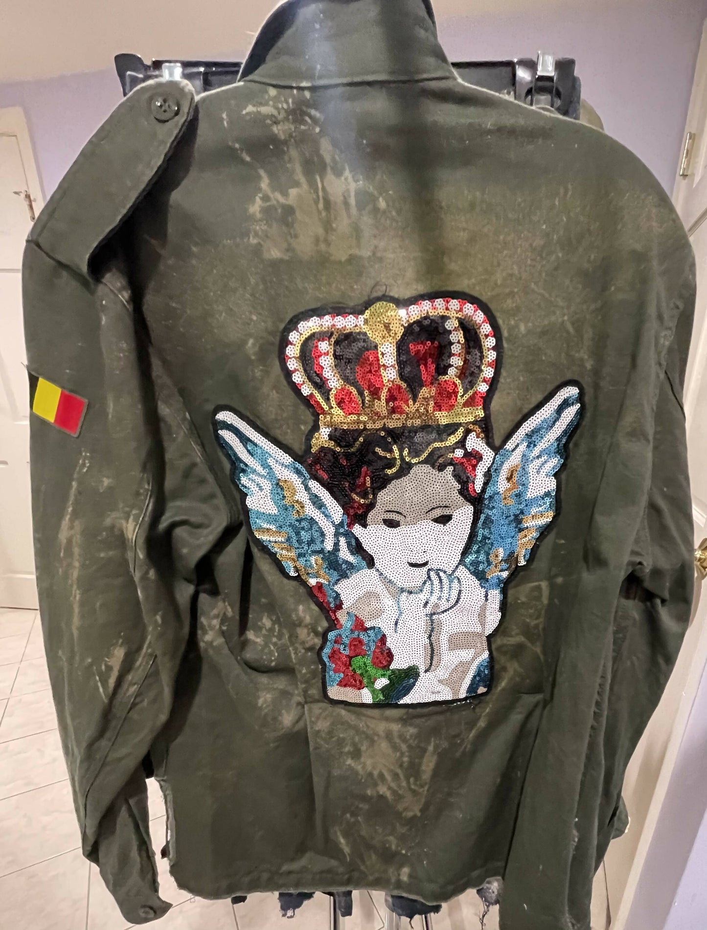 Authentic Military Jacket Embellished 405