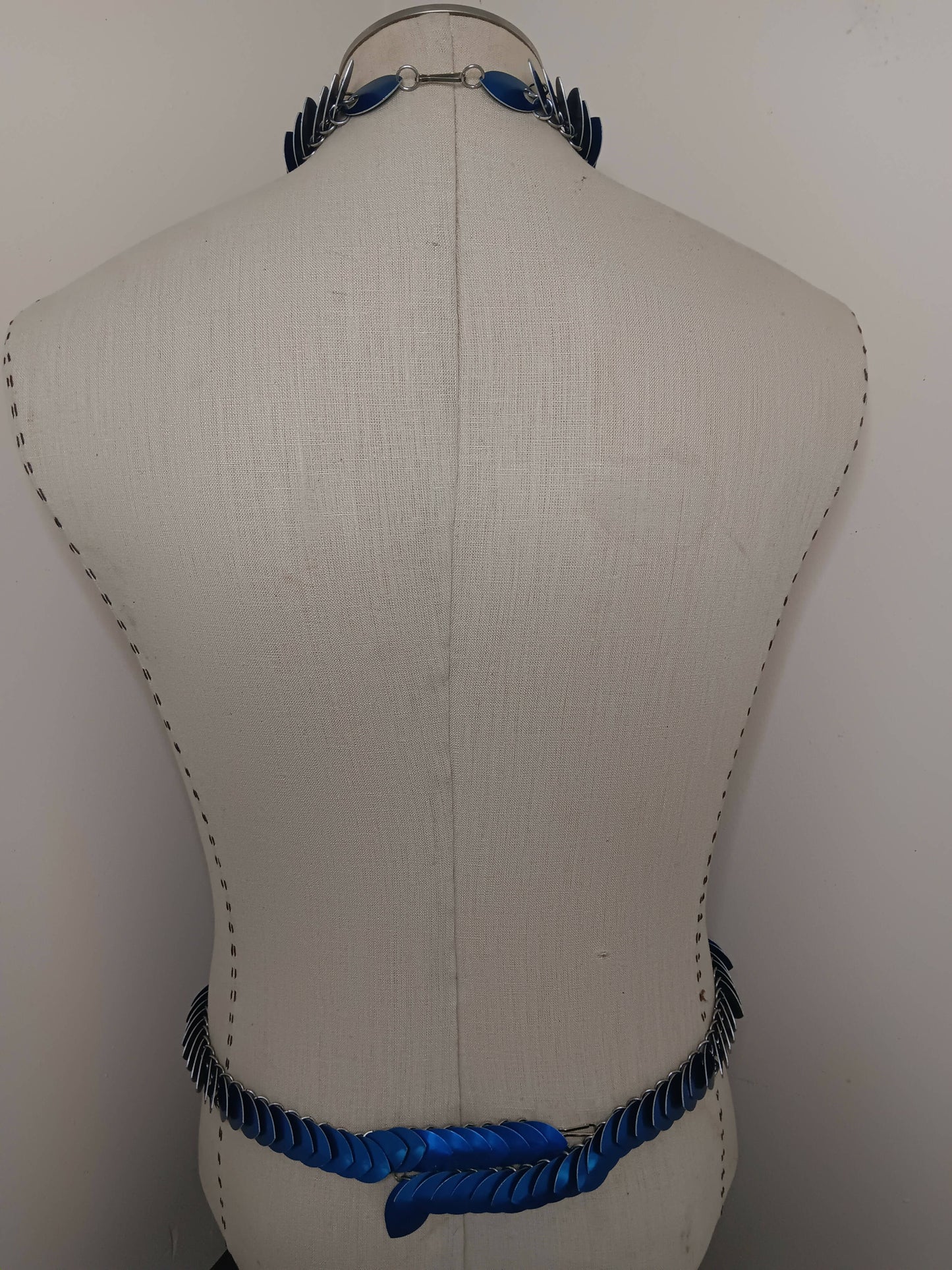 Blue Scale & Shell Body Harness