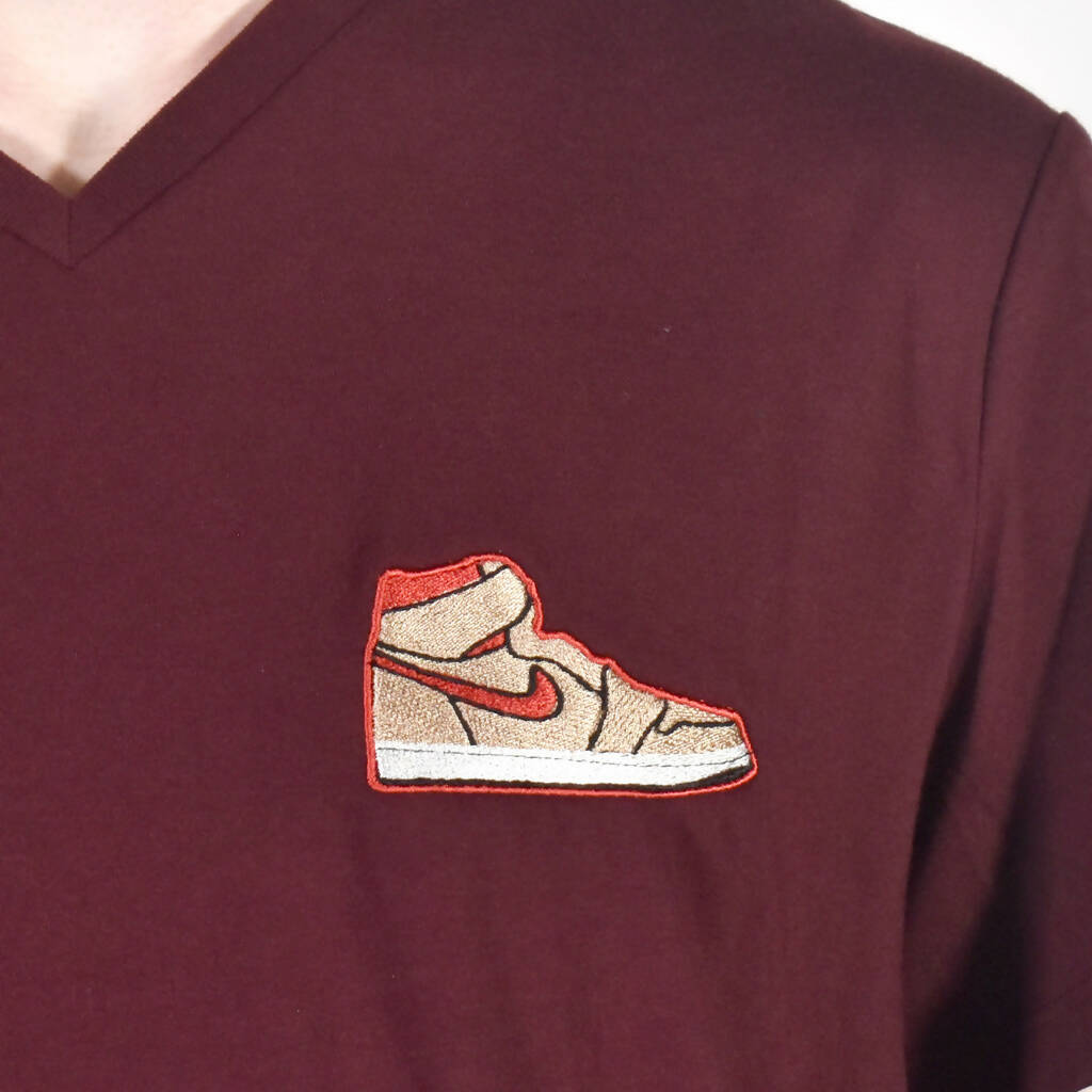 "Terra Rouge" Embroidered T-Shirt