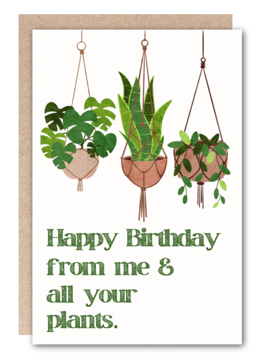 "Plant Birthday" GREETING CARD