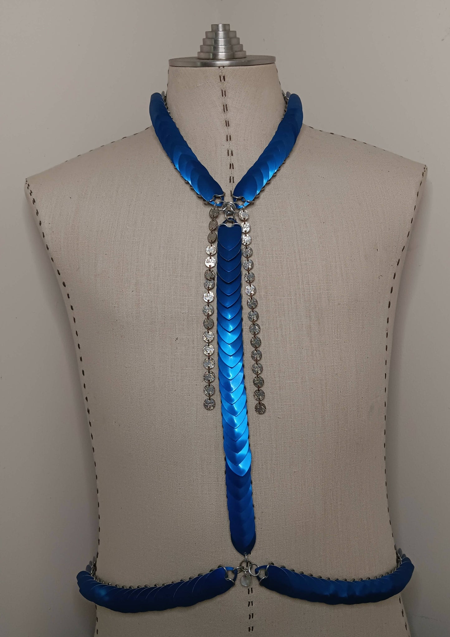 Blue Scale & Shell Body Harness