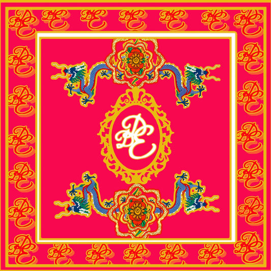 Dynasty Red Silk Bandana