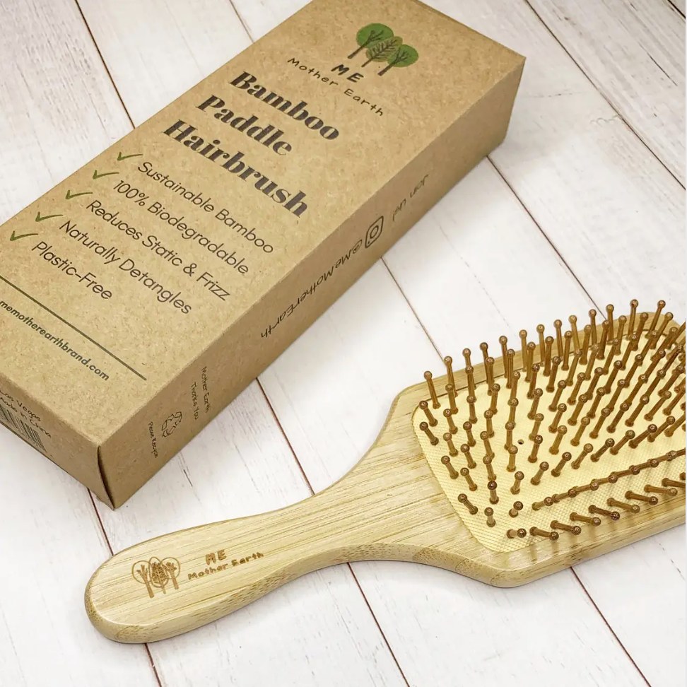 Bamboo Paddle HairBrush