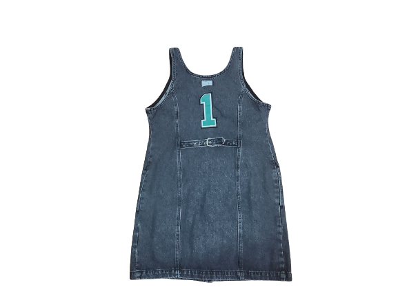 Black #1 Celtics Jean Dress